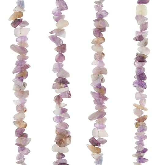 12 Pack: Purple Amethyst Chip Beads by Bead Landing™